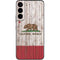 California Flag Dark Wood Galaxy S22 Skin